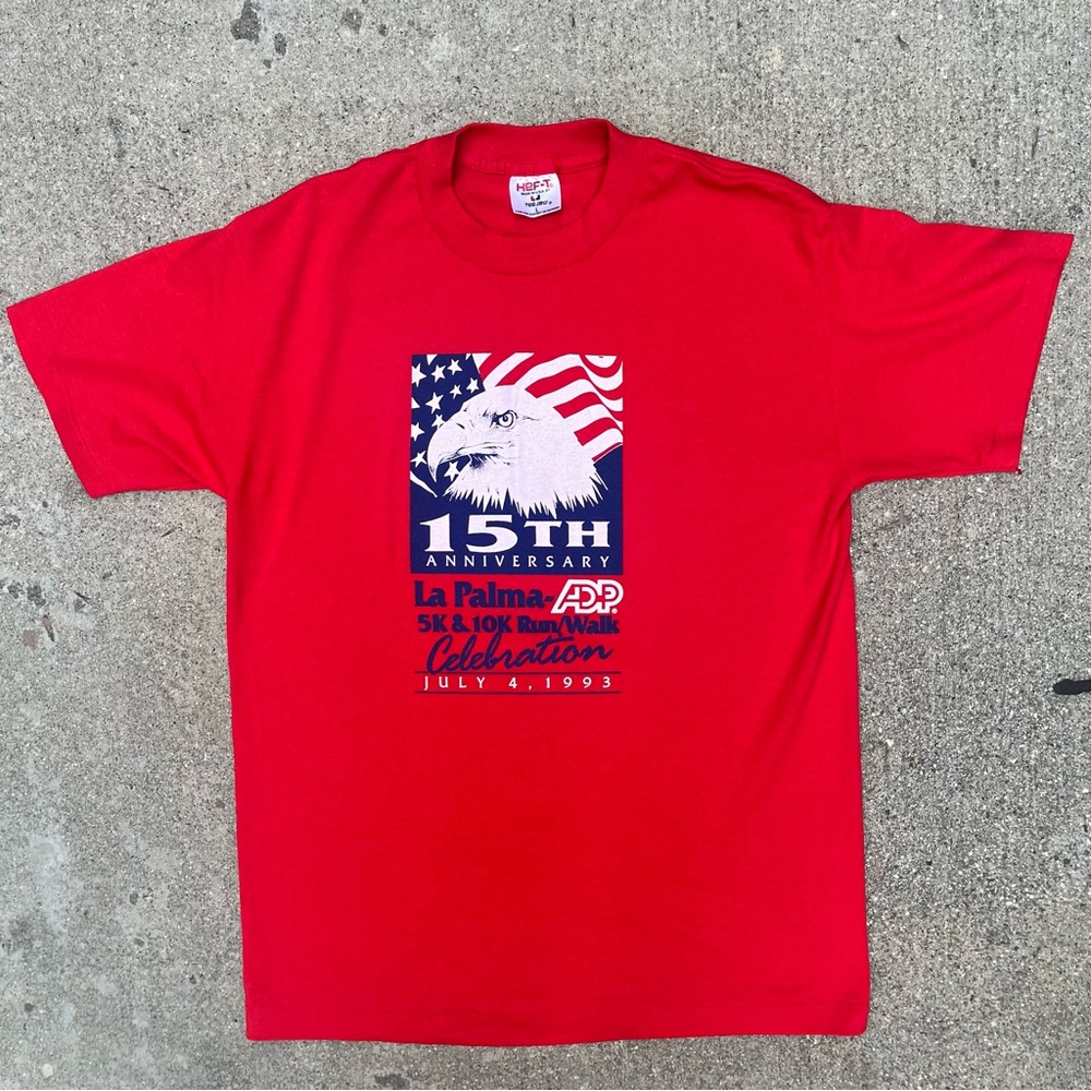 Vintage Fourth of July marathon t shirt